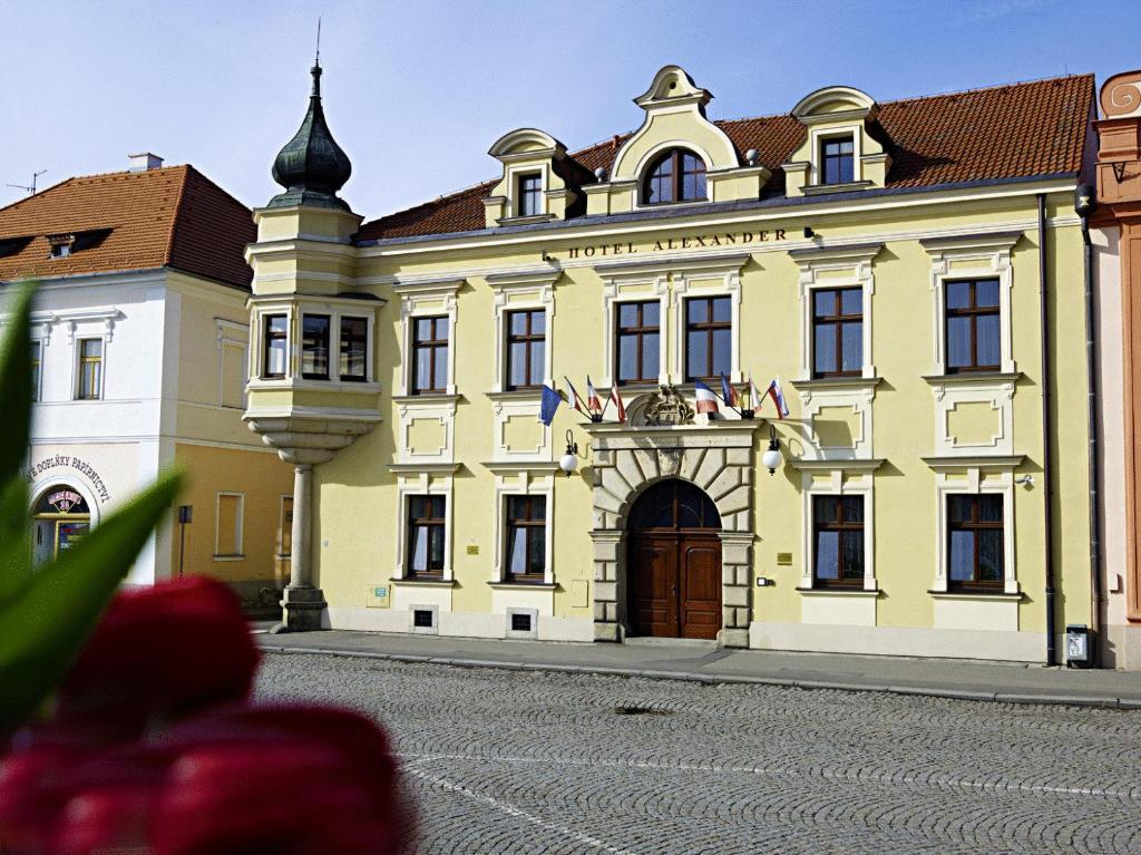 Alexander Hotel Stribro Bagian luar foto